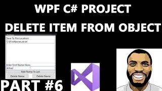 WPF C# Delete Item From Object Visual Studio #6