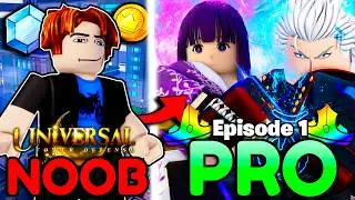 INSANE Start! Going Noob To PRO In Universal Tower Defense X! (Episode 1)