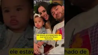 Neymar leva Bruna Biancardi e Mavie para  jantar