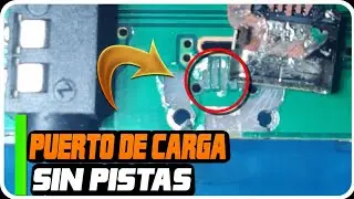 🚫REPARAR PUERTO DE CARGA CON SUS PISTAS Y BASE ARRANCADAS O DESPRENDIDAS🚫#tutorial #celulares #viral