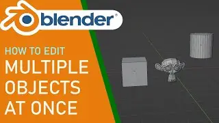 Blender how to edit multiple objects at once