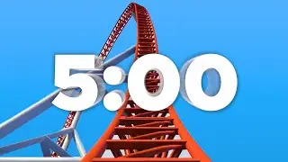 5 Min Countdown Timer (Roller Coaster) 🎢