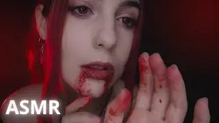 ASMR Vampire feeding on you (Mouth Sounds/ Close up/ Halloween)