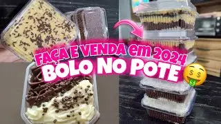 FAÇA E VENDA MUITO EM 2024 - BOLO NO POTE 🤑