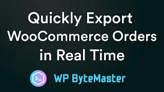 How to Quickly Export WooCommerce Orders in Real Time