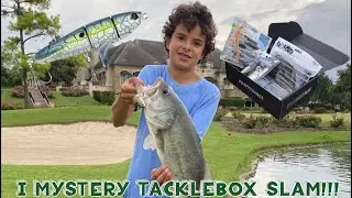 Mystery tackle box fishing challenge
