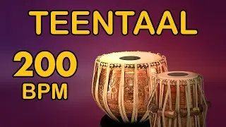 200 BPM  Teentaal Tabla