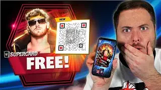 LOGAN PAUL WWE SuperCard Pack Opening! How to Get Him for FREE!