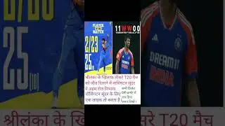 #INDIA VS SRILANKA 3RD T20 MATCH INDIA NE JEETA #cricketshorts #viralshorts #cricketlover #cricket