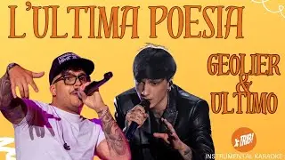 L'ULTIMA POESIA - Geolier e Ultimo (KARAOKE) #karaoke