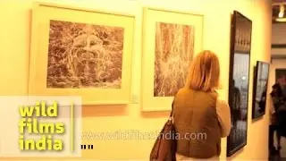 Art work of contemporary Indian and Tibetan artists at the Inner path festival
