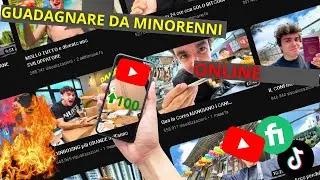 Guadagnare da MINORENNI ONLINE: 4 Migliori Metodi EFFICACI