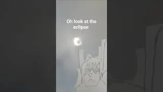 the worst footage of the eclipse known to man #eclipse #2024eclipse  #totality #shitpost