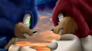 Sonic The Hedgehog 2 Sonic VS Knuckles Speed-Paint