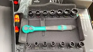 Wera 8100 SB 12 Zyklop Comfort Ratchet and Socket Set