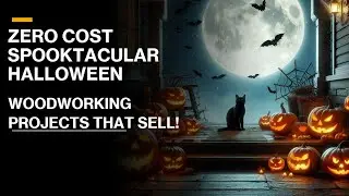ZERO COST SPOOKTACULAR HALLOWEEN WOODWORKING PROJECTS THAT SELL!