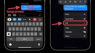 Bad News, iOS 16 edit iMessage feature may not work on older phones
