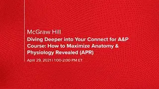 Diving Deeper into Your Connect for A&P Course: How to Maximize Anatomy & Physiology Revealed (APR)