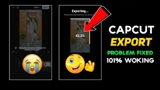 Capcut Video Export Problem Solved 🤩 | Capcut Video Export No Internet Connection Problem Fixed