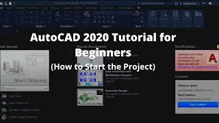 AutoCAD 2020 Tutorial for Beginners (How to Start the Project)
