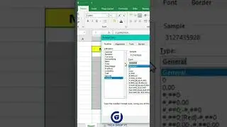 how to apply country phone code in Excel #shorts