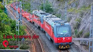 Los trenes de mercancías de Euskotren Kargo