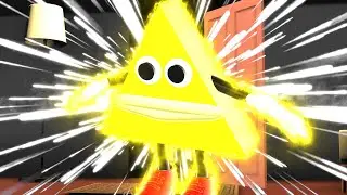 Dancing Triangle but he breaks in your house (ASMR)