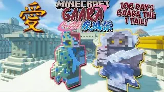 I Survived 100 Days in Naruto Anime Mod... As the 1 Tail Jinchuriki Gaara! Here's What Happened
