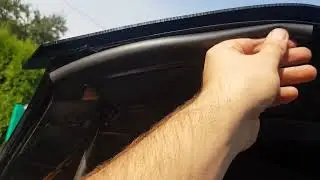 Установка дополнительных уплотнителей капота на Toyota Venza