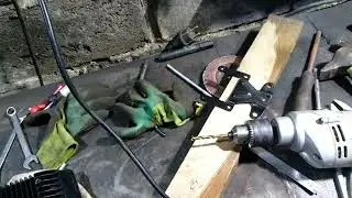MTZ 80 tractor headlight installation and modification.