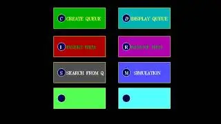 Simulation Of Queue in Turbo C++