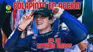 💥❤️Colapinto en acción: Resumen del Gran Premio de Fórmula 1 de Estados Unidos su cuarta carrera.