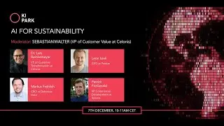 KI Park Tech Talk: AI for Sustainability
