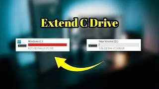How to Increase C Drive Space Windows 11 | Extend Drive
