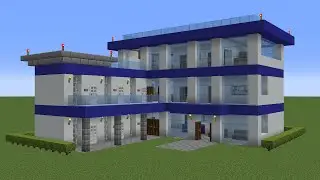 Minecraft - How to build a Police Station House
