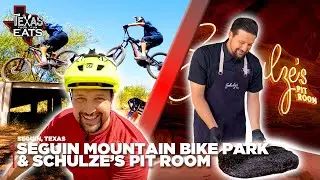🚴 Pro Mountain Biker teaches simple tricks & get great Texas BBQ in Seguin | Texas Eats