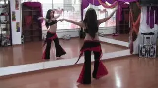 StepFlix Danza Arabe, coreografía El Kalam Kolo Addi, combinación 1