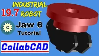 Industrial Robot Assembly - Jaw 6 Tutorial || CollabCAD