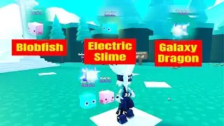 Exclusive Pets Release 2 : Blobfish, Electric Slime, Galaxy Dragon | Pet Simulator X