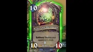That's an awful nice deck you got there... (Hearthstone ft. Azari the Devourer)