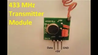 Basic Electronics 4-  Application with 433 MHz Transmitter - Receiver Modules #433mhz #Transmitter