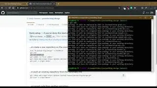uploading the html and css design project to github