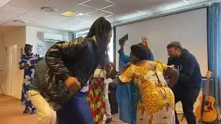 Daniel joins African worship