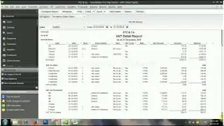 VAT Detail Report in Quick Books