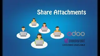 Learn How To Share And Copy Attachment Links In Odoo | Mail Attachments Tutorial | odoo Attachments