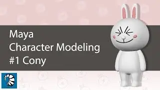 Maya character modeling: Cony from Line