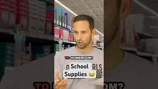 Every Dad shopping for #school supplies 😂 #comedy