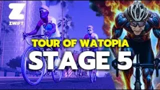 Tour of WATOPIA - STAGE 5 (free ride)