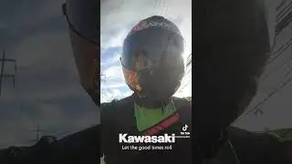 Kawasaki - let the good times roll!!! EVO Helmet lang sakalam