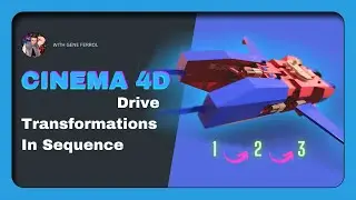 Cinema 4D - Driver Tag - How To Drive Transformations In Sequence - Beginner Tutorial